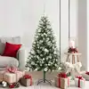 Image de Arbre De Noël Artificiel Avec Neige Artificielle 150 Led Vidaxl