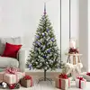 Image de Arbre De Noël Artificiel Avec Neige Artificielle 150 Led Vidaxl
