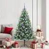 Image de Arbre De Noël Artificiel Avec Neige Artificielle 300 Led Vidaxl