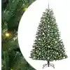 Image de Sapin De Noël Artificiel À Branches Articulées Vert 180 Cm Vidaxl