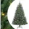 Image de Sapin De Noël Artificiel À Branches Articulées Vert 180 Cm Vidaxl