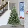 Image de Sapin De Noël Artificiel À Branches Articulées Vert 240 Cm Vidaxl