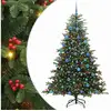 Image de Vidaxl sapin artificiel vert 180 cm pvc, métal et plastique