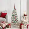 Image de Sapin De Noël Artificiel À Branches Articulées 120 Cm Vidaxl