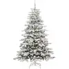 Image de Vidaxl sapin artificiel à branches articulées blanc 210 cm