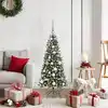 Image de Sapin De Noël Artificiel Vert 120 Cm Pvc, Plastique Et Acier Vidaxl