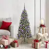 Image de Sapin De Noël Artificiel Vert 120 Cm Pvc, Plastique Et Acier Vidaxl