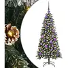 Image de Vidaxl sapin artificiel vert 120 cm pvc, plastique et acier