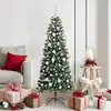 Image de Sapin De Noël Artificiel Vert 150 Cm Pvc, Plastique Et Acier Vidaxl