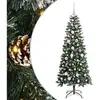 Image de Vidaxl sapin artificiel vert 150 cm pvc, plastique et acier