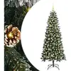 Image de Vidaxl sapin artificiel vert 150 cm pvc, plastique et acier