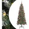 Image de Vidaxl sapin artificiel vert 180 cm pvc, plastique et acier