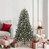 Image de Sapin De Noël Artificiel Vert 150 Cm Pvc, Plastique Et Acier Vidaxl