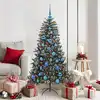 Image de Sapin De Noël Artificiel Vert 150 Cm Pvc, Plastique Et Acier Vidaxl