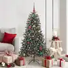 Image de Sapin De Noël Artificiel Vert 150 Cm Pvc, Plastique Et Acier Vidaxl