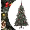 Image de Vidaxl sapin artificiel vert 150 cm pvc, plastique et acier
