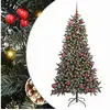 Image de Vidaxl sapin artificiel vert 180 cm pvc, plastique et acier