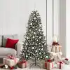 Image de Sapin De Noël Artificiel Vert 180 Cm Pvc, Plastique Et Acier Vidaxl