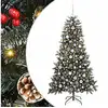 Image de Vidaxl sapin artificiel vert 180 cm pvc, plastique et acier