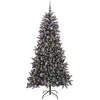Image de Vidaxl sapin artificiel vert 210 cm pvc, plastique et acier