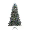 Image de Vidaxl sapin artificiel vert 210 cm pvc, plastique et acier
