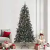 Image de Sapin De Noël Artificiel Vert 240 Cm Pvc, Plastique Et Acier Vidaxl