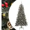 Image de Sapin De Noël Artificiel Vert 240 Cm Pvc, Plastique Et Acier Vidaxl