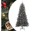 Image de Sapin De Noël Artificiel Vert 240 Cm Pvc, Plastique Et Acier Vidaxl