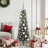 Image de Sapin De Noël Artificiel Vert 120 Cm Pvc, Plastique Et Acier Vidaxl