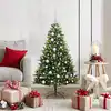 Image de Arbre De Noël Artificiel À Charnières 150 Led Vert 120 Cm Vidaxl