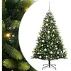 Image de Vidaxl arbre artificiel à charnières 150 led vert 120 cm