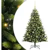 Image de Vidaxl arbre artificiel à charnières 150 led vert 120 cm