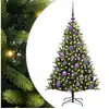 Image de Vidaxl arbre artificiel à charnières 150 led vert 120 cm