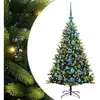 Image de Vidaxl arbre artificiel à charnières 150 led vert 120 cm