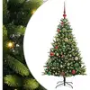 Image de Vidaxl arbre artificiel à charnières 150 led vert 120 cm