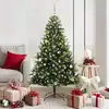 Image de Arbre De Noël Artificiel À Charnières 150 Led Vert 150 Cm Vidaxl