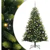 Image de Vidaxl arbre artificiel à charnières 150 led vert 150 cm