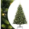 Image de Vidaxl arbre artificiel à charnières 150 led vert 150 cm