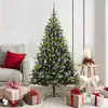 Image de Arbre De Noël Artificiel À Charnières 150 Led Vert 150 Cm Vidaxl