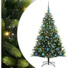 Image de Vidaxl arbre artificiel à charnières 150 led vert 150 cm
