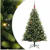 Image de Vidaxl arbre artificiel à charnières 150 led vert 150 cm