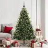 Image de Arbre De Noël Artificiel En Silicone Flexible 300 Leds 180 Cm Vidaxl