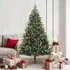 Image de Arbre De Noël Artificiel En Silicone Flexible 300 Leds 180 Cm Vidaxl