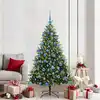 Image de Arbre De Noël Artificiel En Silicone Flexible 300 Leds 180 Cm Vidaxl