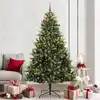 Image de Arbre De Noël Artificiel En Silicone Flexible 300 Leds 210 Cm Vidaxl