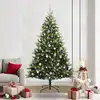 Image de Arbre De Noël Artificiel En Silicone Flexible 300 Leds 210 Cm Vidaxl