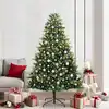 Image de Arbre De Noël Artificiel En Silicone Flexible 300 Leds 210 Cm Vidaxl