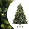 Image de Arbre De Noël Artificiel En Silicone Flexible 300 Leds 240 Cm Vidaxl