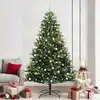 Image de Arbre De Noël Artificiel En Silicone Flexible 300 Leds 240 Cm Vidaxl