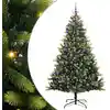 Image de Arbre De Noël Artificiel En Silicone Flexible 300 Leds 240 Cm Vidaxl